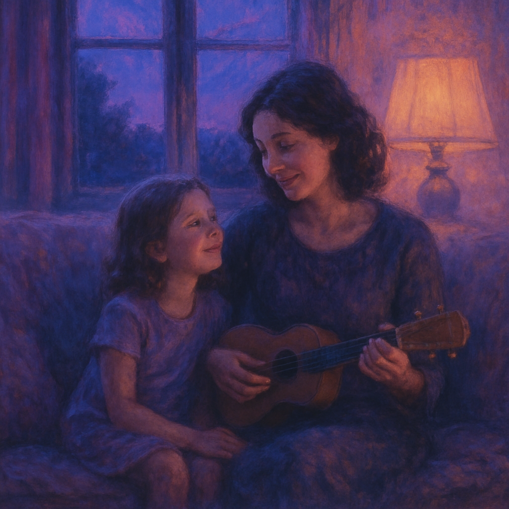 Twilight Melodies A Soothing Tune Of Togetherness paint by diamonds