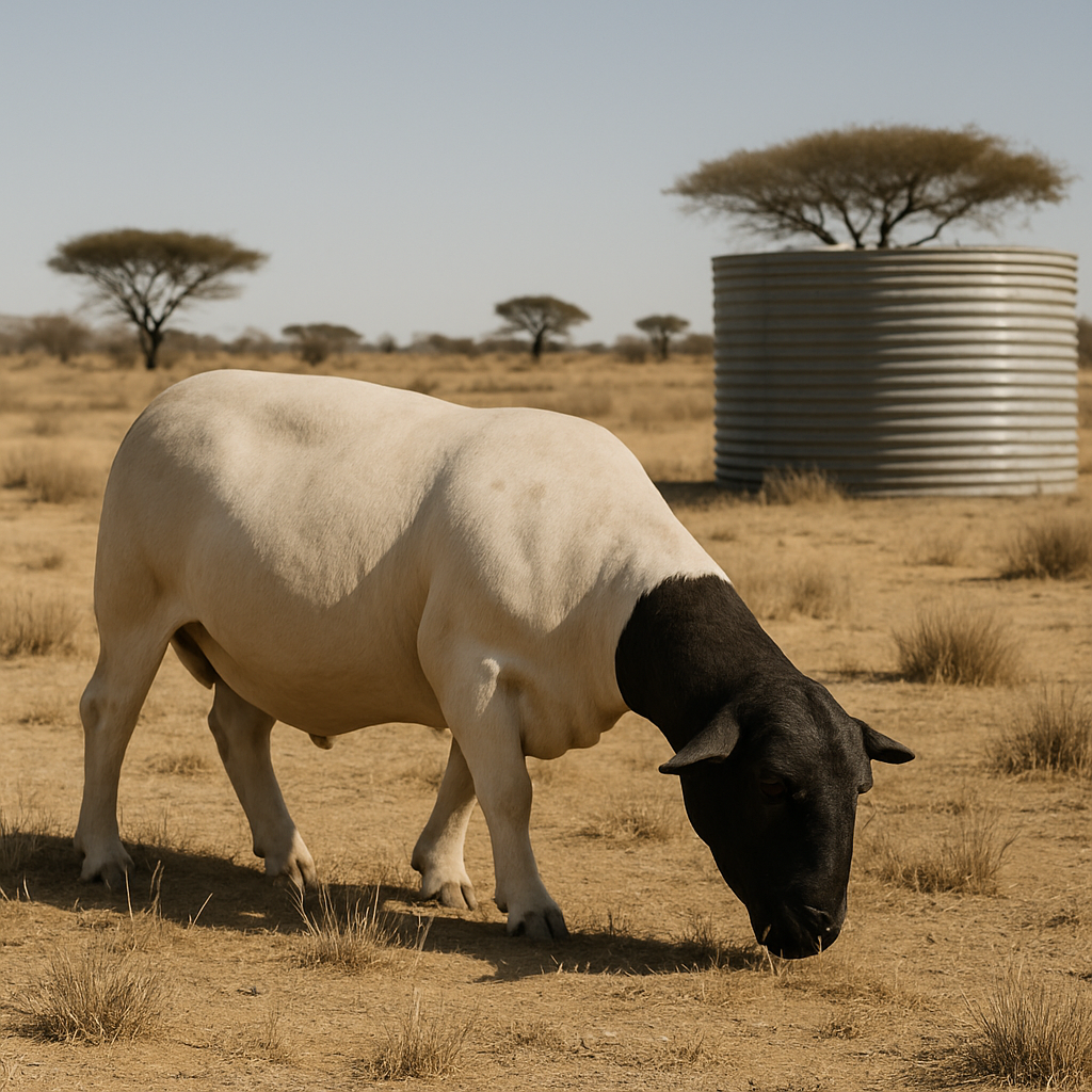 Dorper Sheep - South Africa Paint by diamonds art