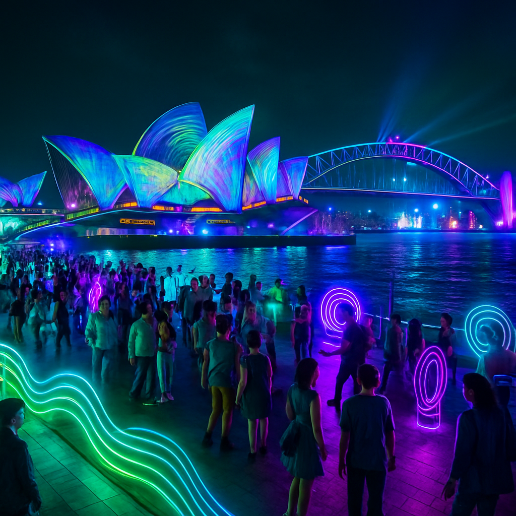 Vivid Sydney Light Music And Ideas Festival Paint by diamonds kits