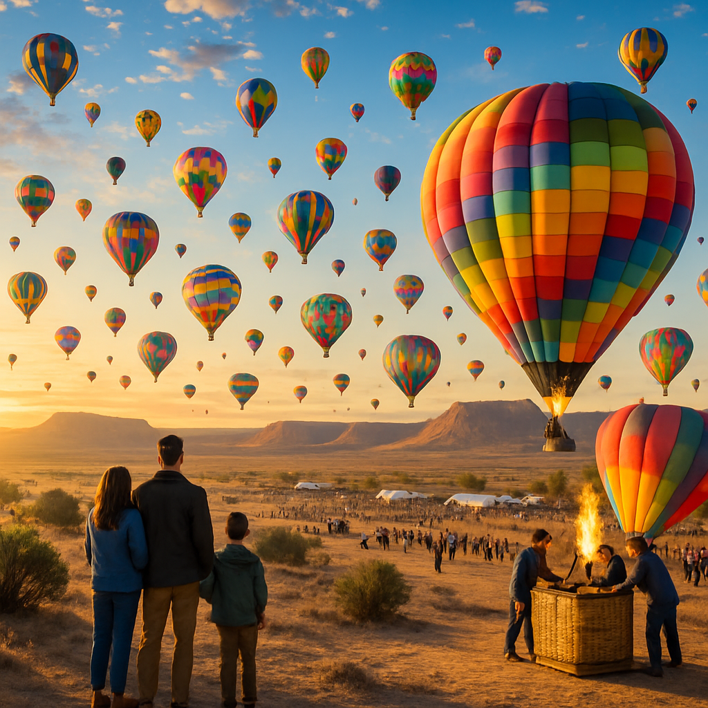 Albuquerque Balloon Sky paint by diamonds