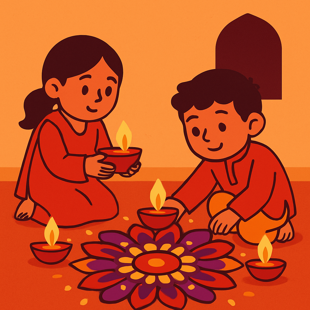 Diwali Light Festival diamond painting
