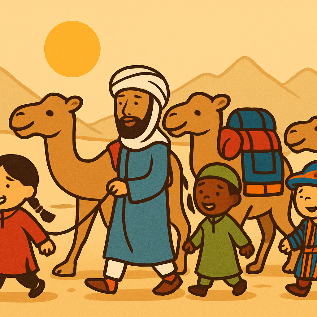 Journey Through The Ancient Silk Road paint by diamonds