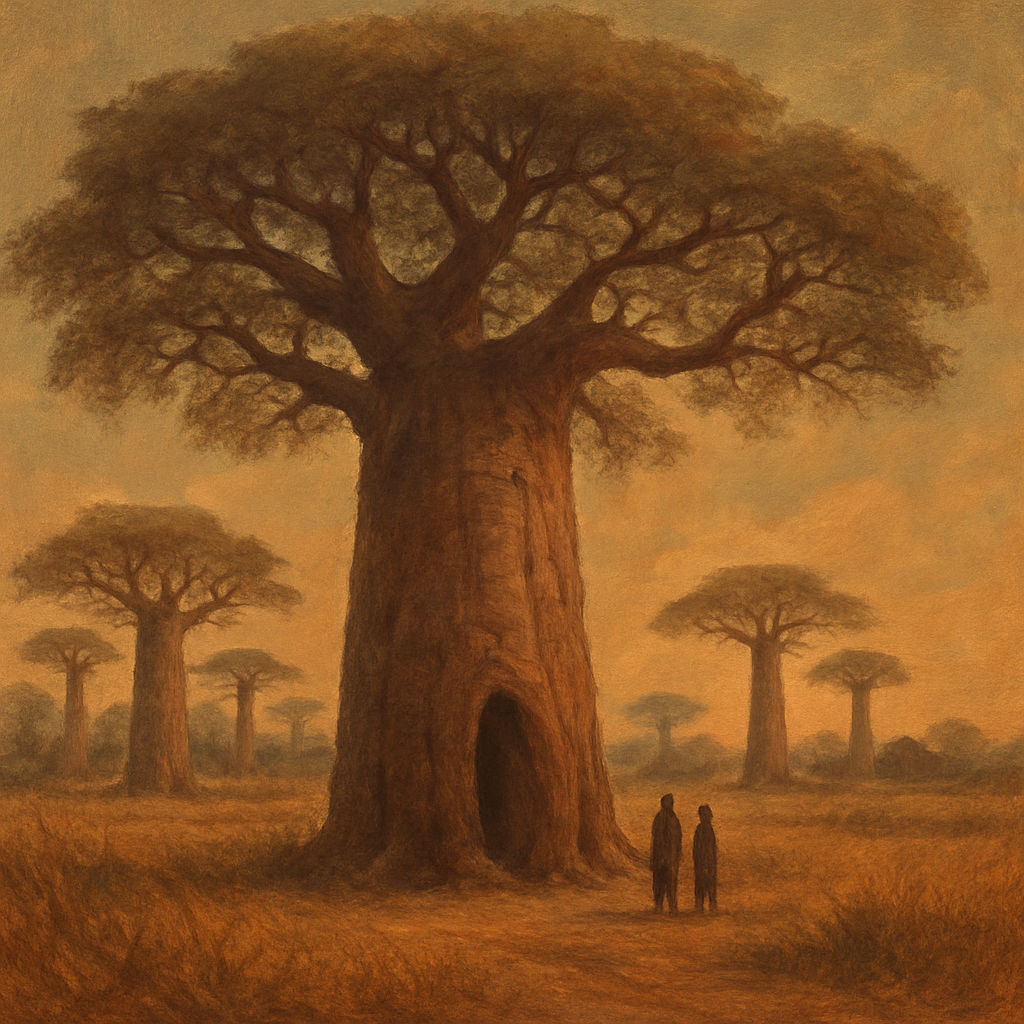 Baobab Adansonia Digitata diamond painting