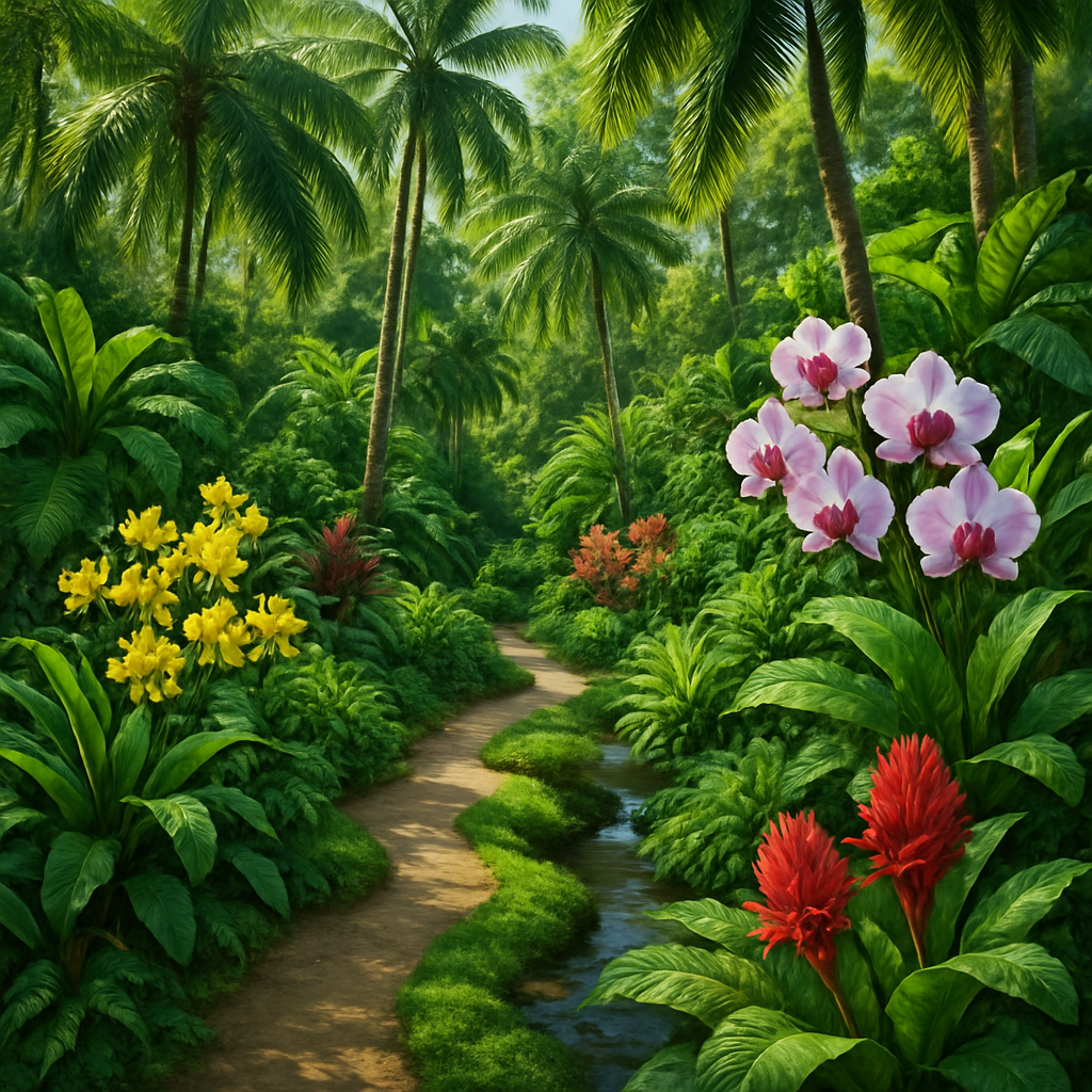 Garden Of The Sleeping Giant Fiji DIY paint by diamonds