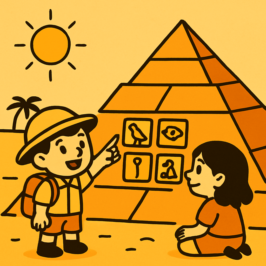 Pyramid Time Explorers painting diamond kit