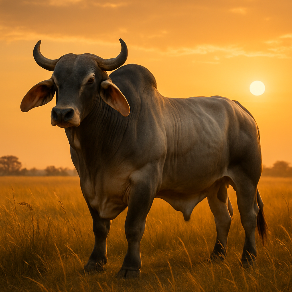 Brahman Bull painting diamond kit