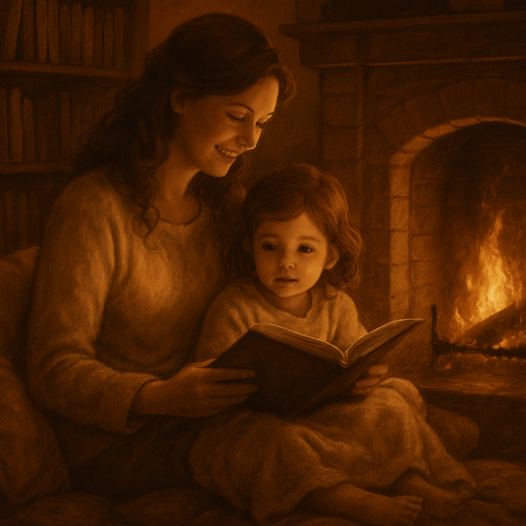 Tales By The Fireside Glow Paint by diamonds art