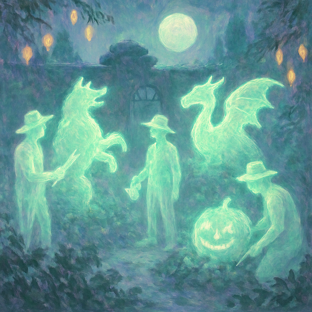 Ghostlight Gardeners DIY paint by diamonds