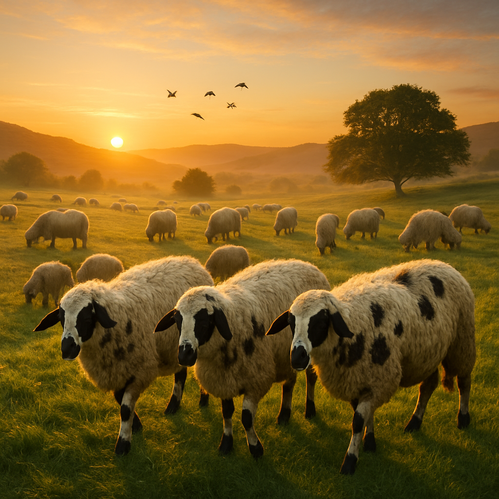 Karayaka Sheep diamond painting