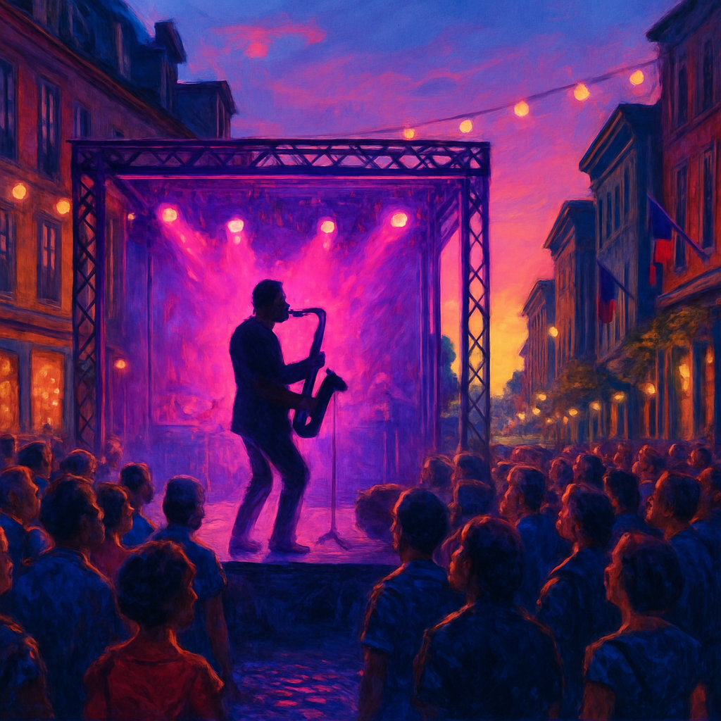 Montreal International Jazz Festival - Montreal painting diamond kit