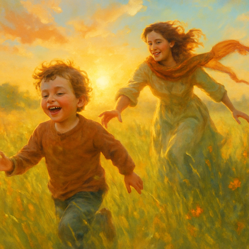 Field Of Laughter At Sunrise paint by diamonds