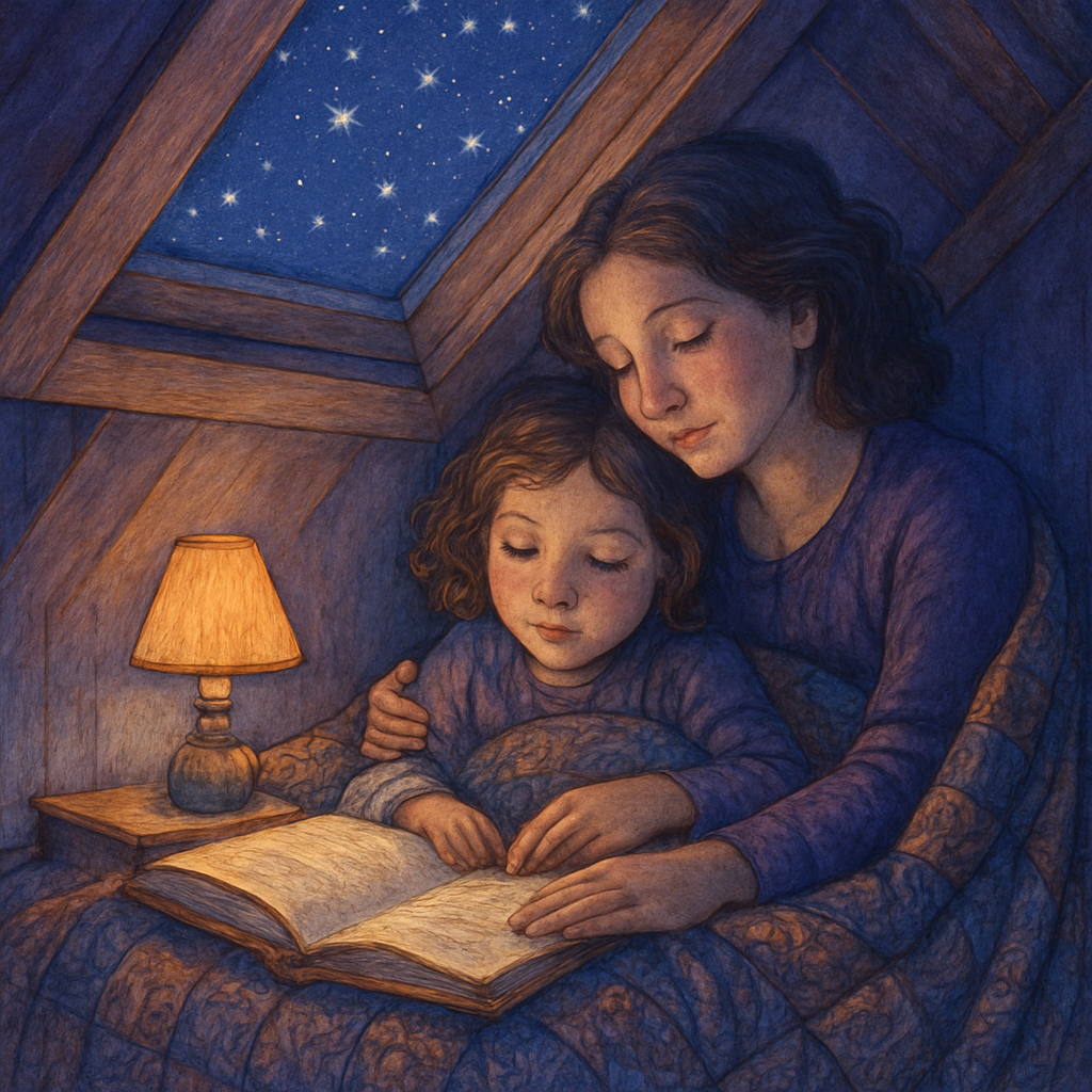 Starlit Storytime In The Attic DIY paint by diamonds