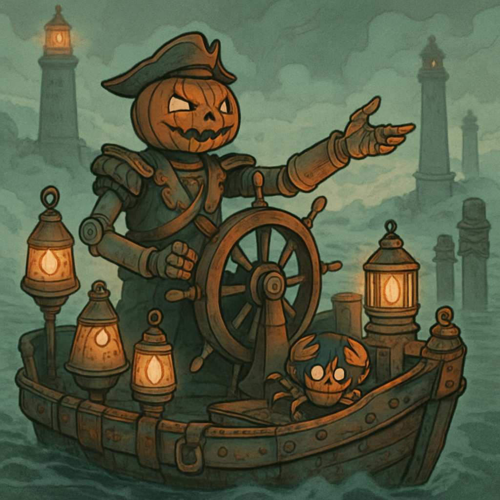 Clockwork Jack Of The Fog Harbor diamond painting