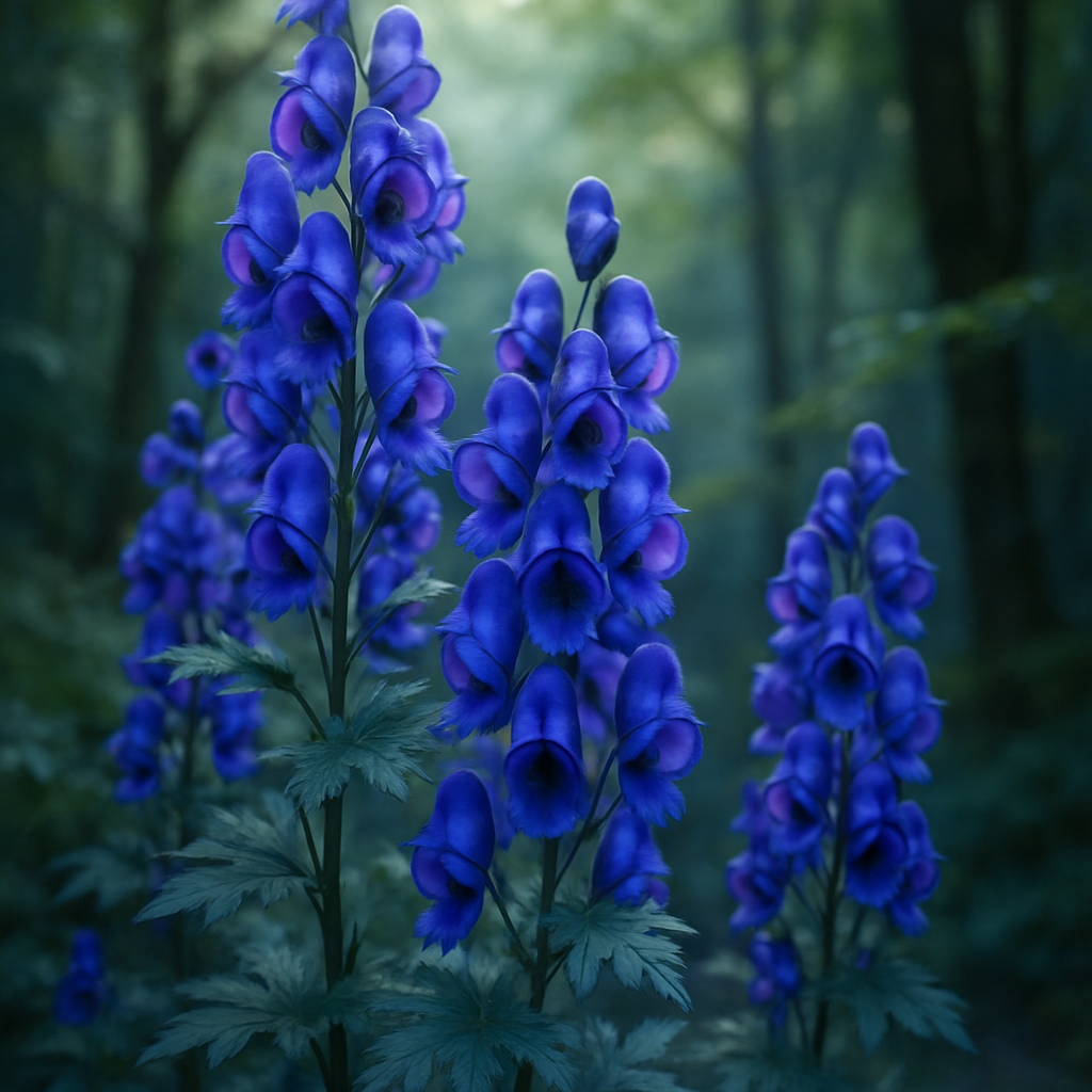 Monks Hood (Aconitum) – Europe DIY paint by diamonds