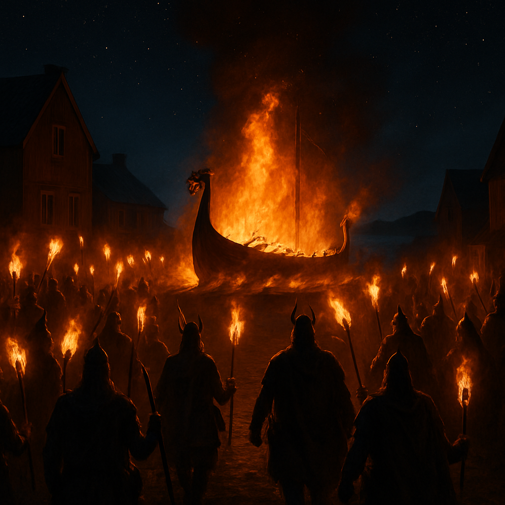 Up Helly Aa Shetland Paint by diamonds kits