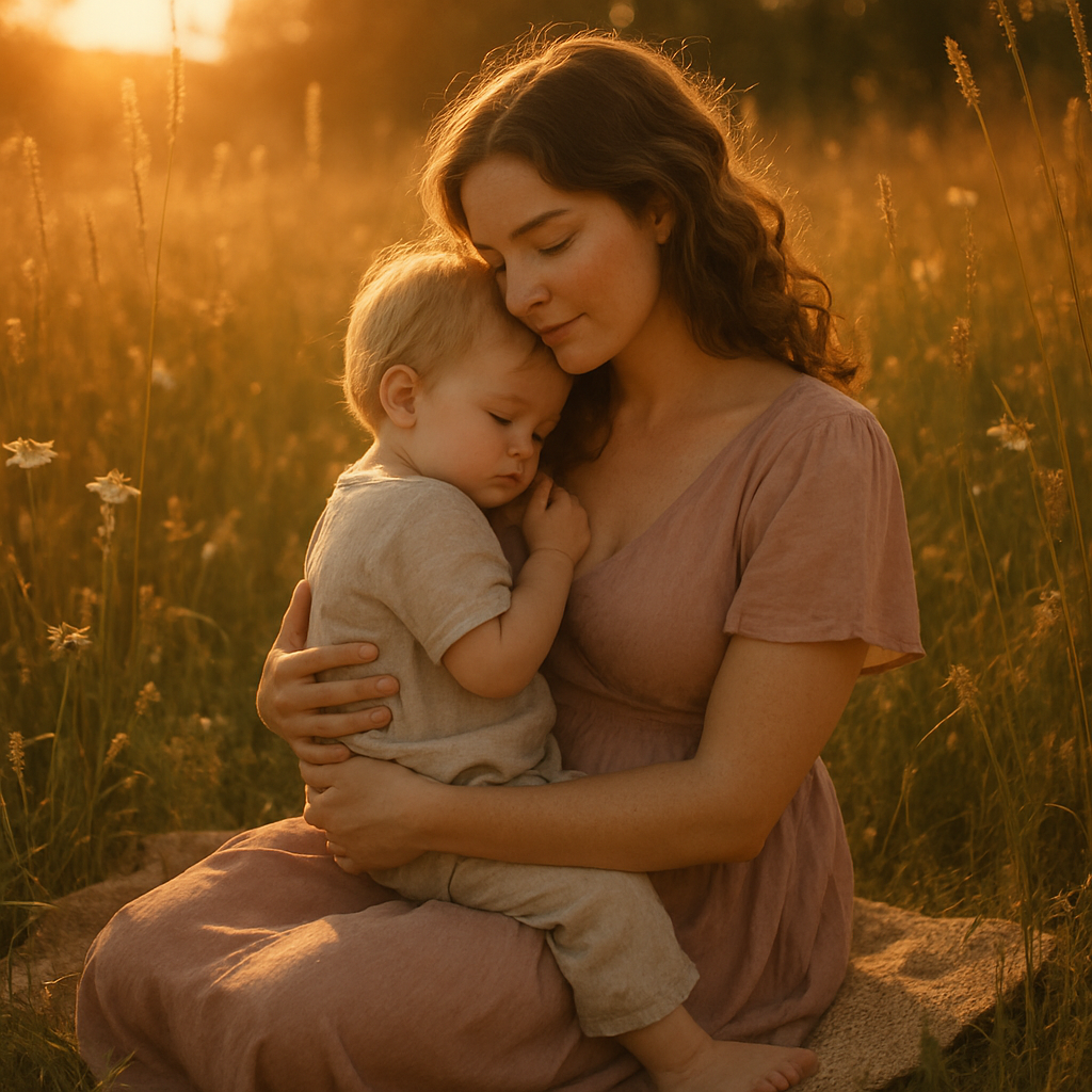 Golden Hour Embrace In The Meadow Paint by diamonds kits