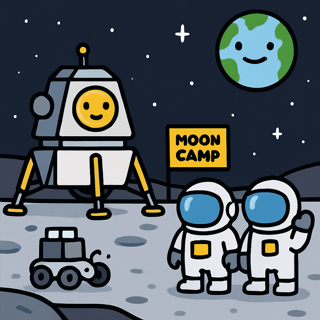 Artemis Moon Camp At The South Pole Paint by diamonds kits