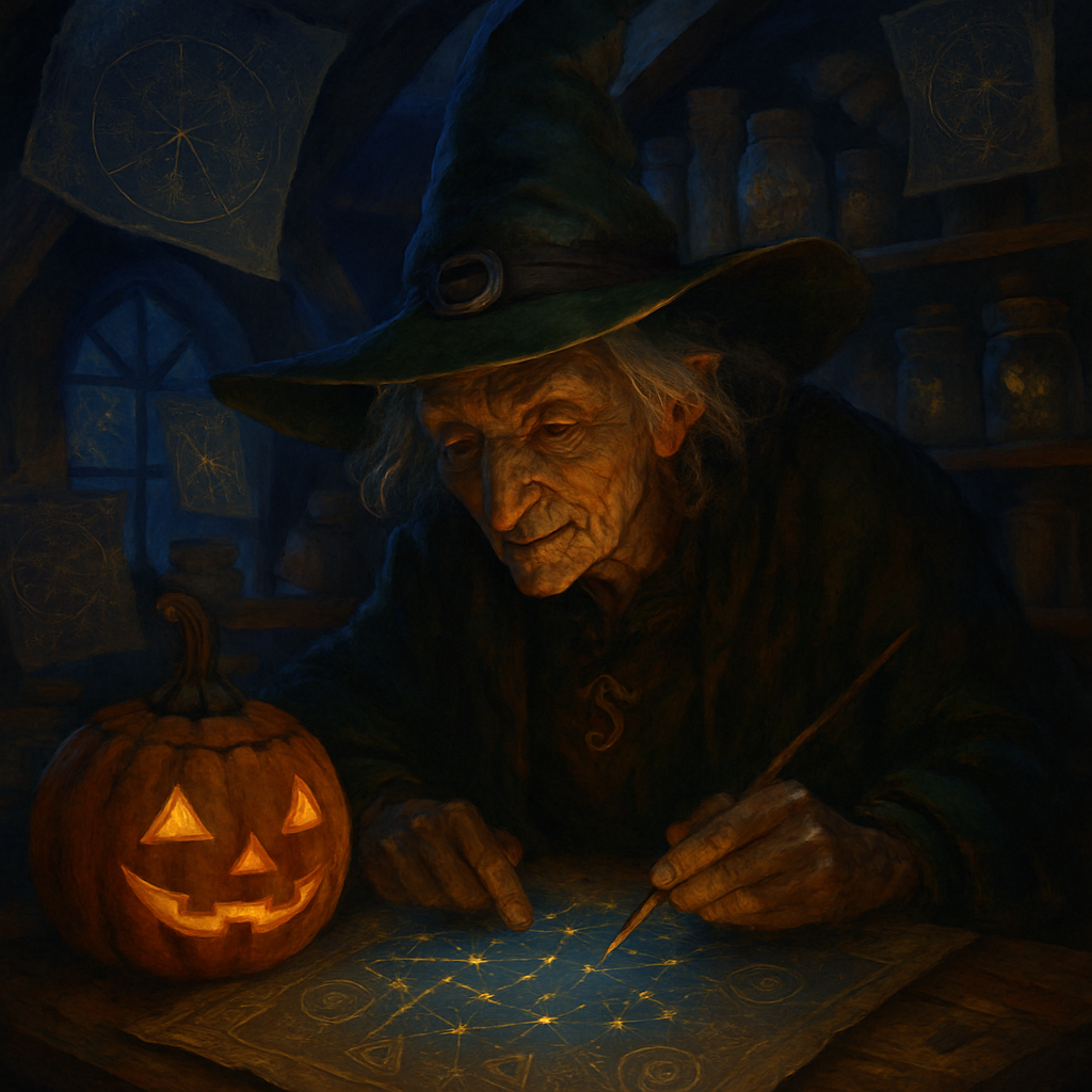 Lantern Witch Cartographer Paint by diamonds kits