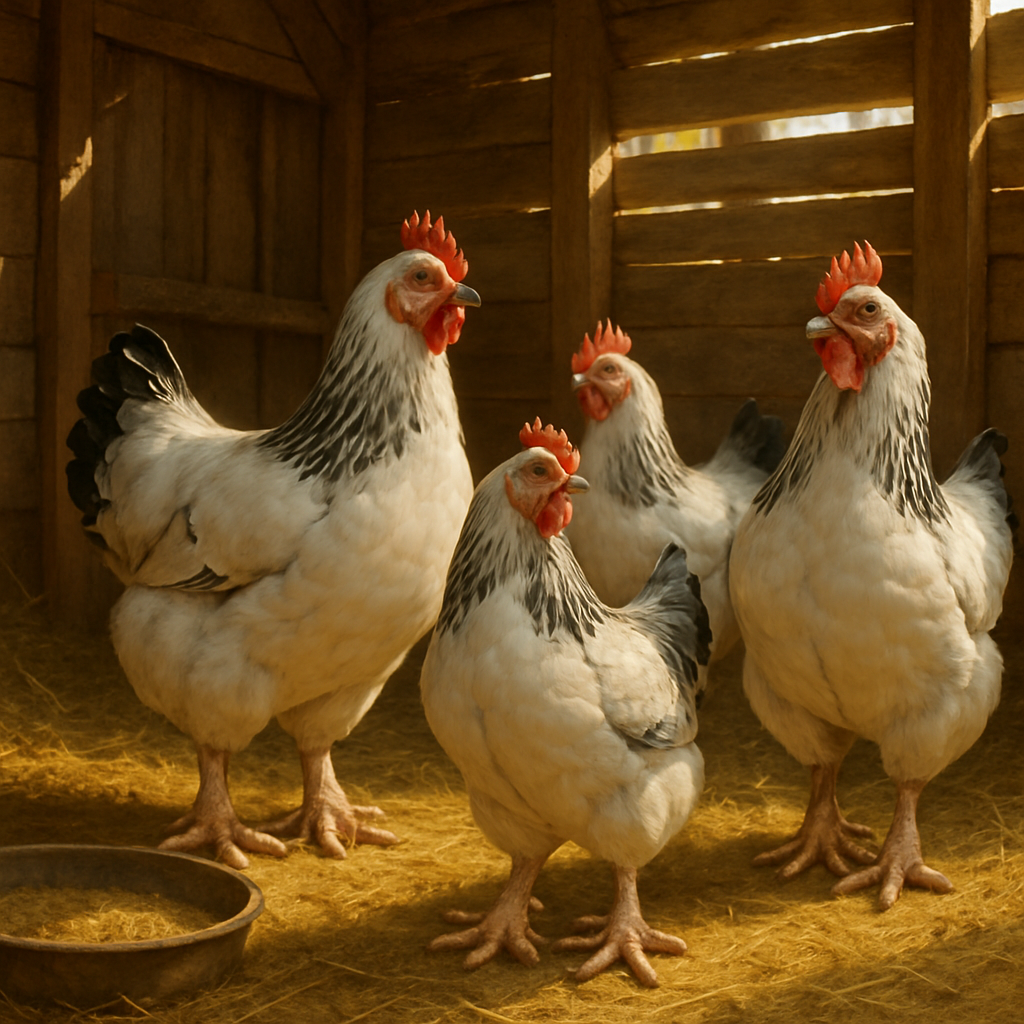 Dorking Chicken paint by diamonds