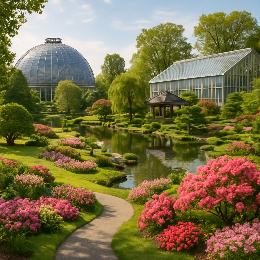 Missouri Botanical Garden United States Painting by diamonds kit