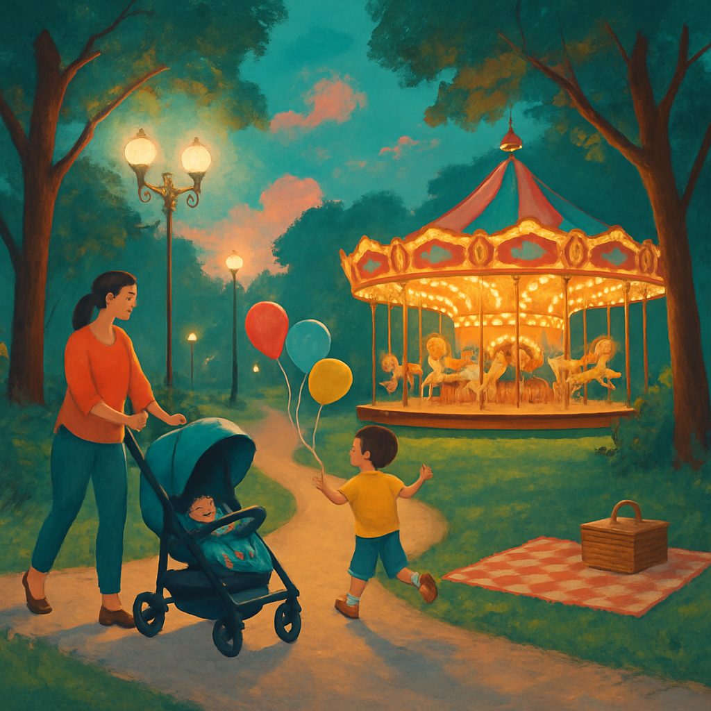 Parkside Carousel Of Laughter paint by diamond