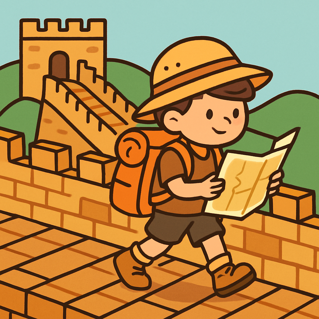 Great Wall Of China Exploration painting diamond kit