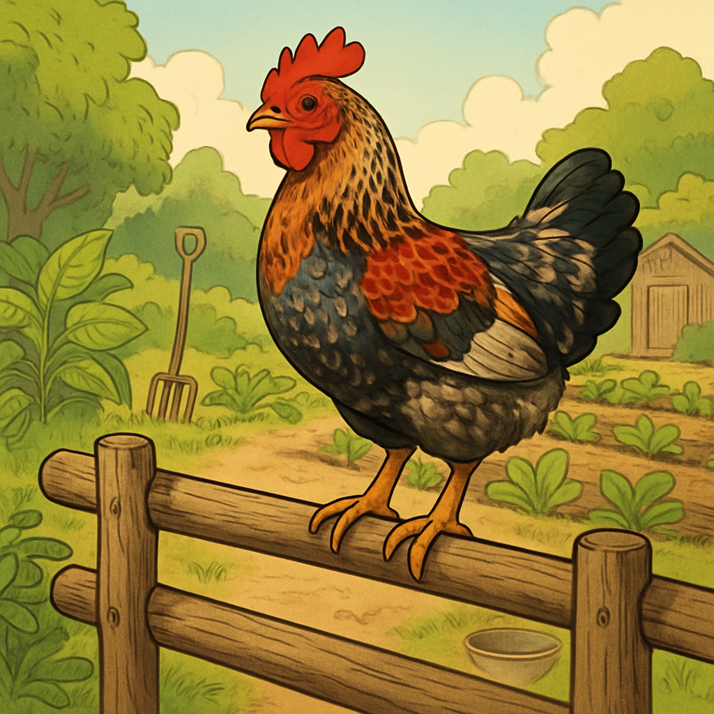 Kuroiler Chicken diamonded painting kits