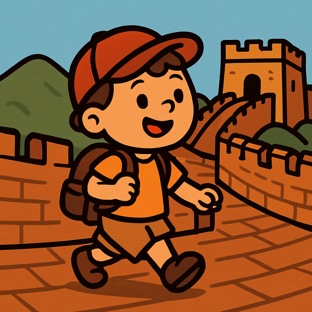 Journey Through The Great Wall Of China paint by diamond