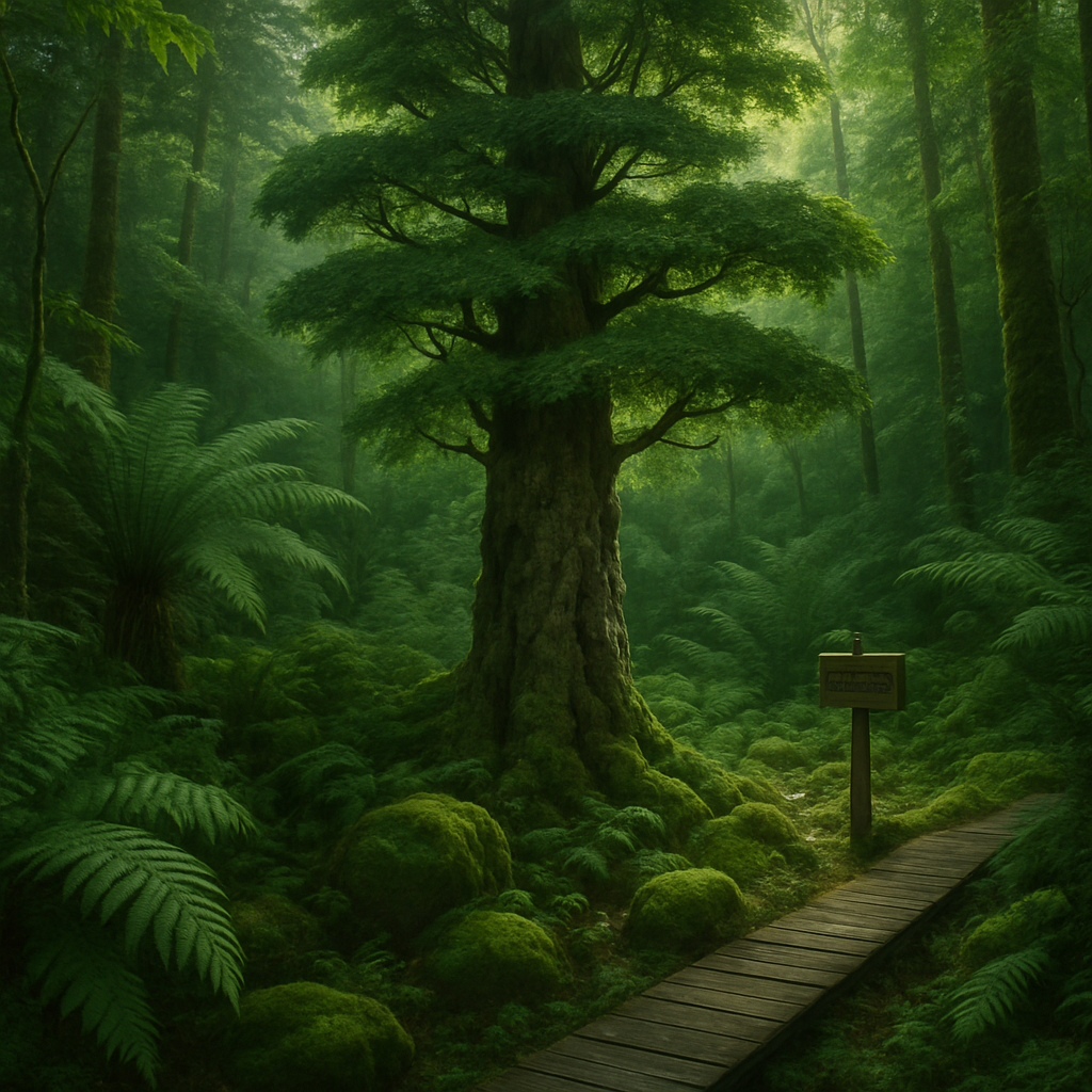 Wollemia Nobilis Wollemi Pine painting diamond kit