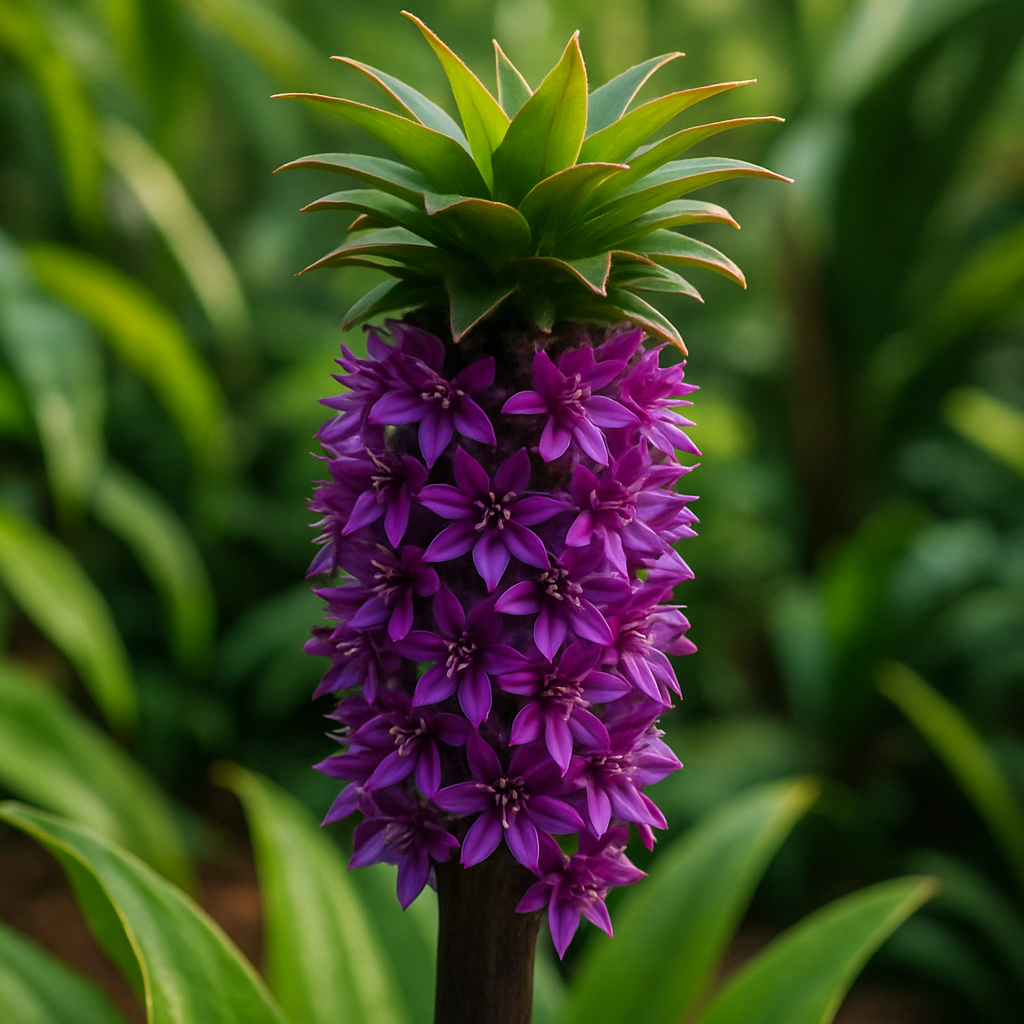 Pineapple Lilies Eucomis paint by diamonds