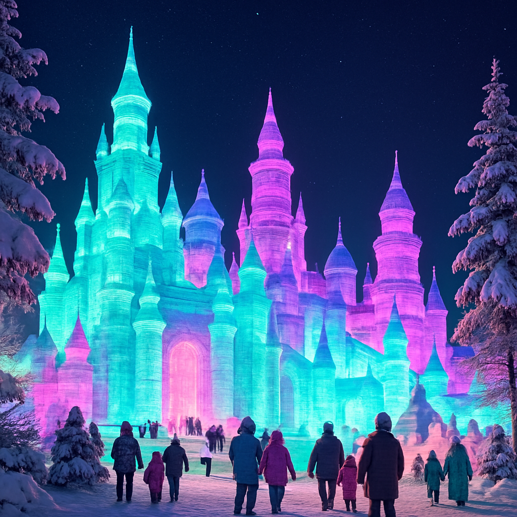 Harbin International Ice And Snow Sculpture Festival China painting diamond kit