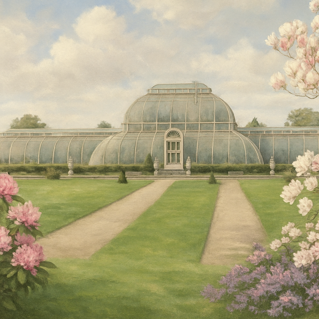 Kew Royal Botanic Gardens London paint by color