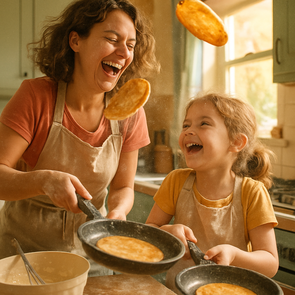 Kitchen Waltz Of Morning Pancakes Paint by diamonds kits