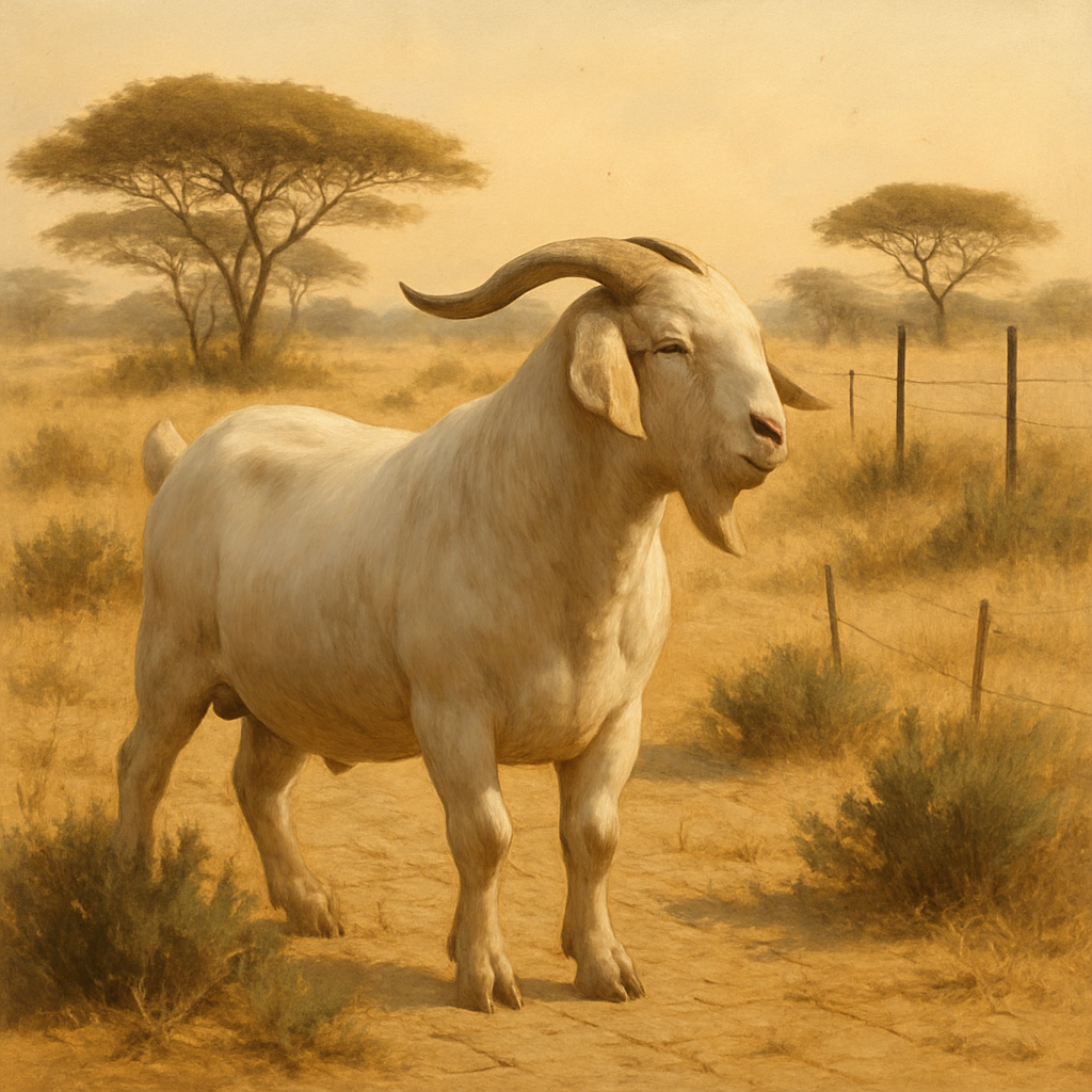 Savanna Goat South Africa diamond painting