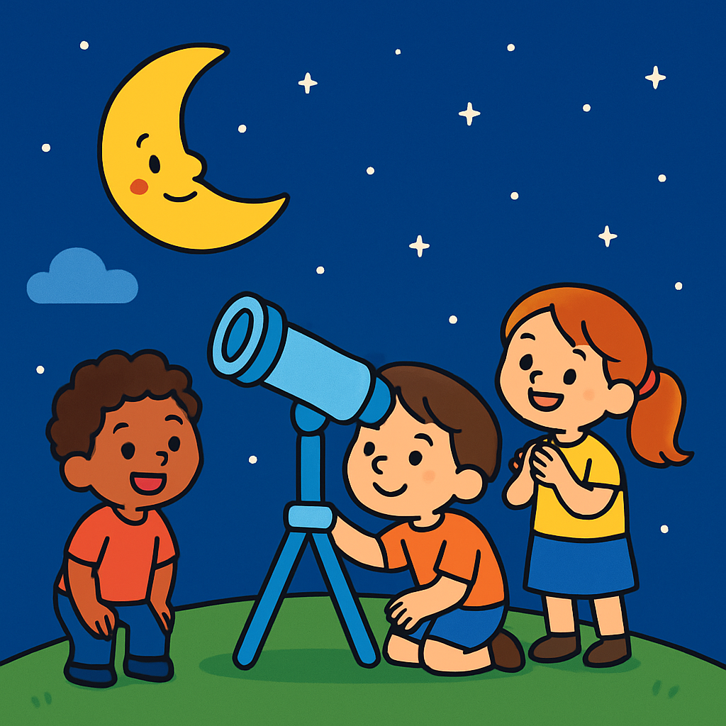Tiny Telescope Club paint by diamonds