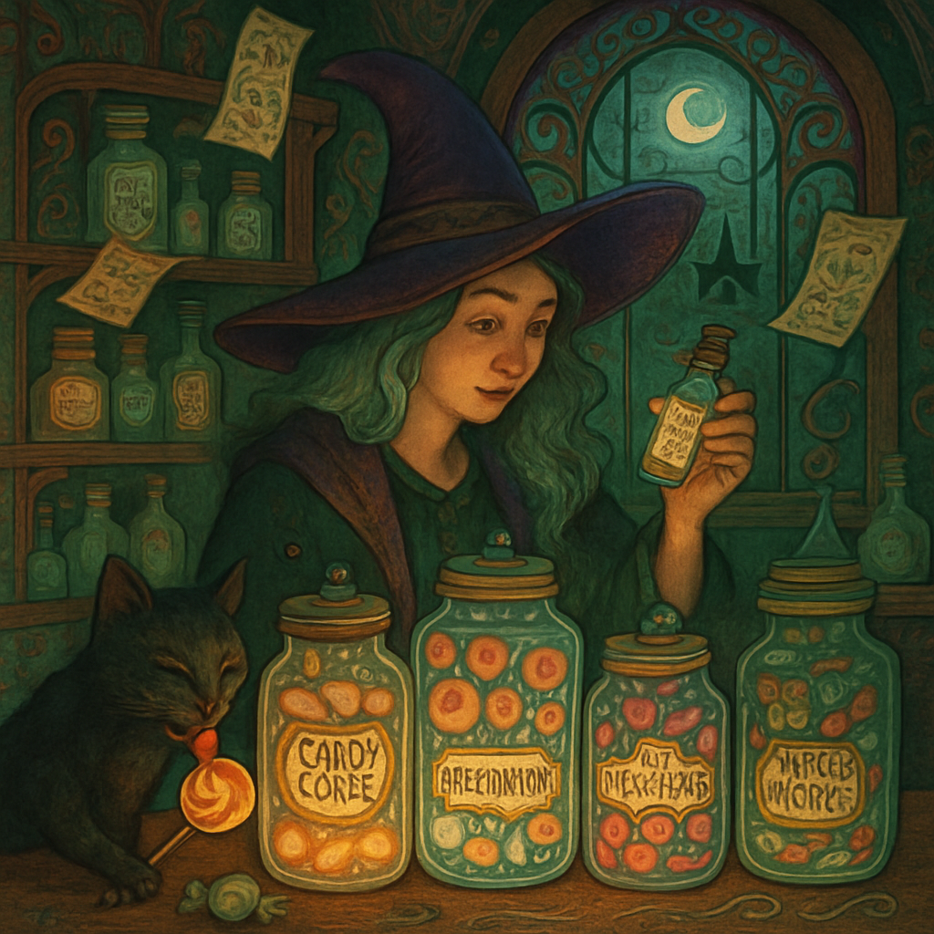 Midnight Candy Apothecary DIY paint by diamonds