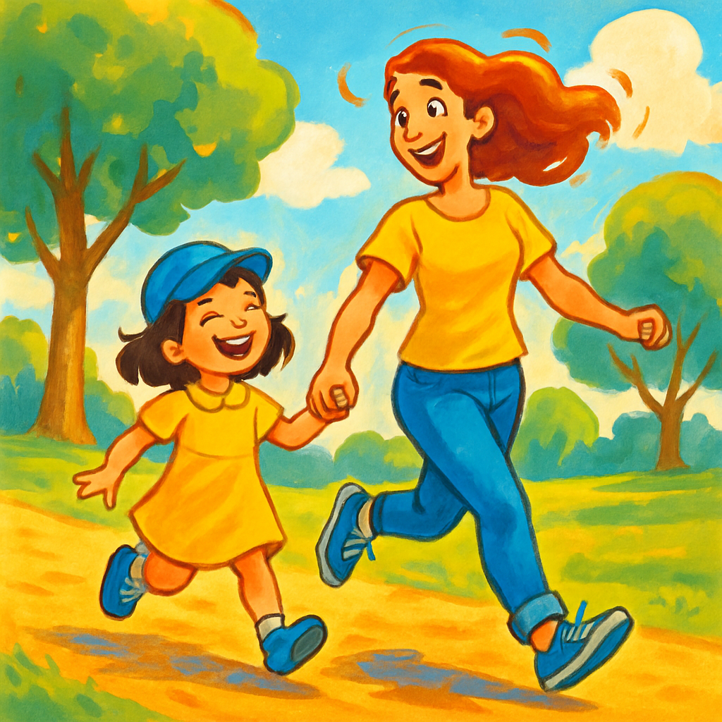 Joyful Footsteps Matching Outfits And Happy Steps diamond painting