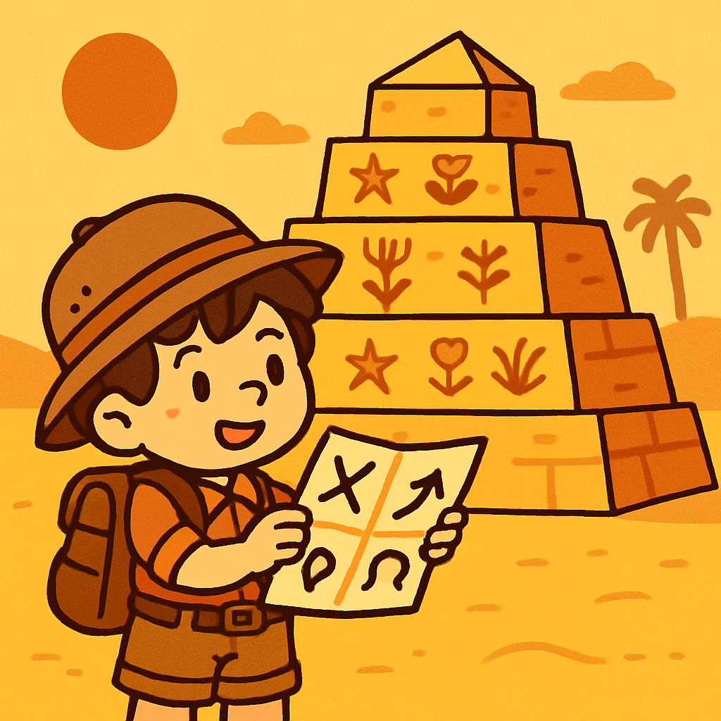 Pyramid Puzzle Adventure Paint by diamonds kits