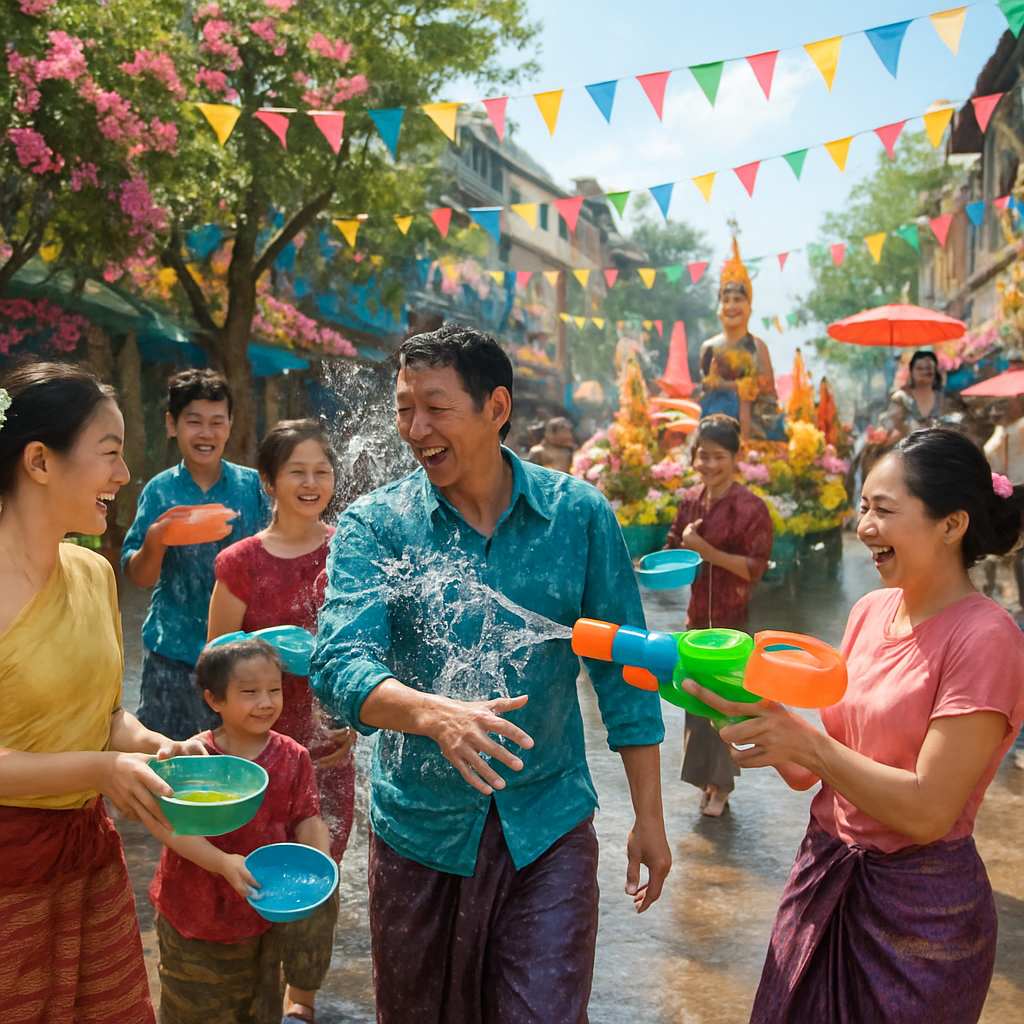 Songkran paint by diamonds