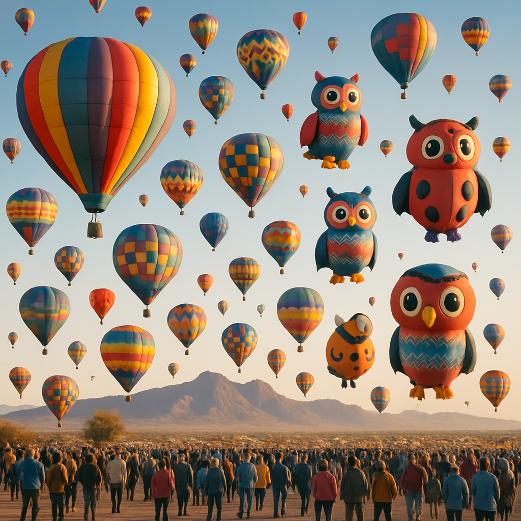 Majestic Albuquerque Balloon Celebration 5D DIY Paint By Diamond Kit ...