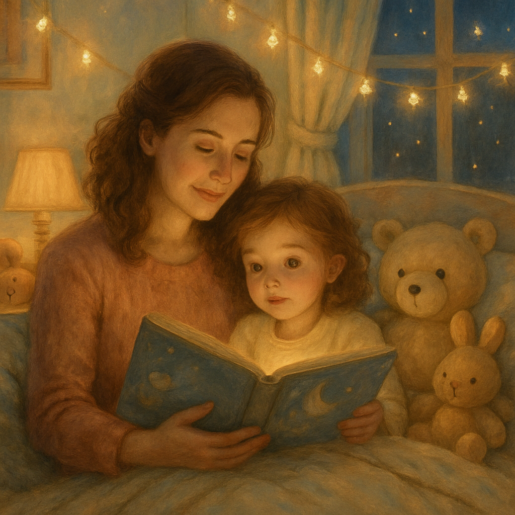 Starry Dreams: Cozy Bedtime Moments With Mother diamonded painting kits