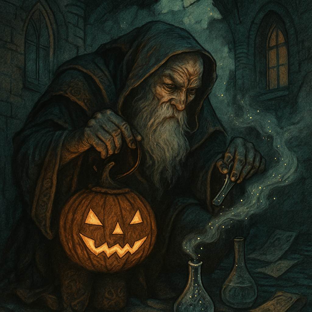 Lantern Alchemist Of Hollow Alley Painting by diamonds kit
