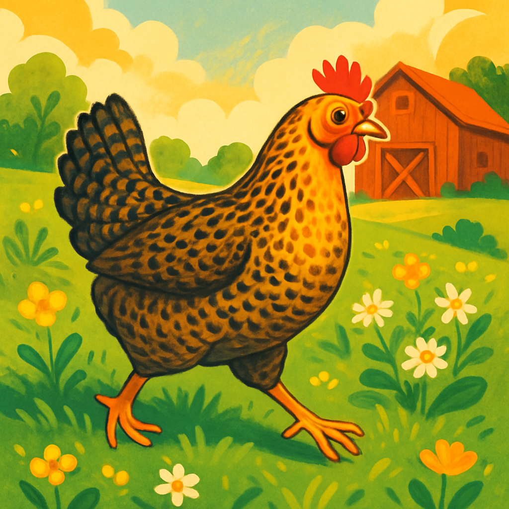 Norwegian Jaeren Hen - Norway paint by diamond