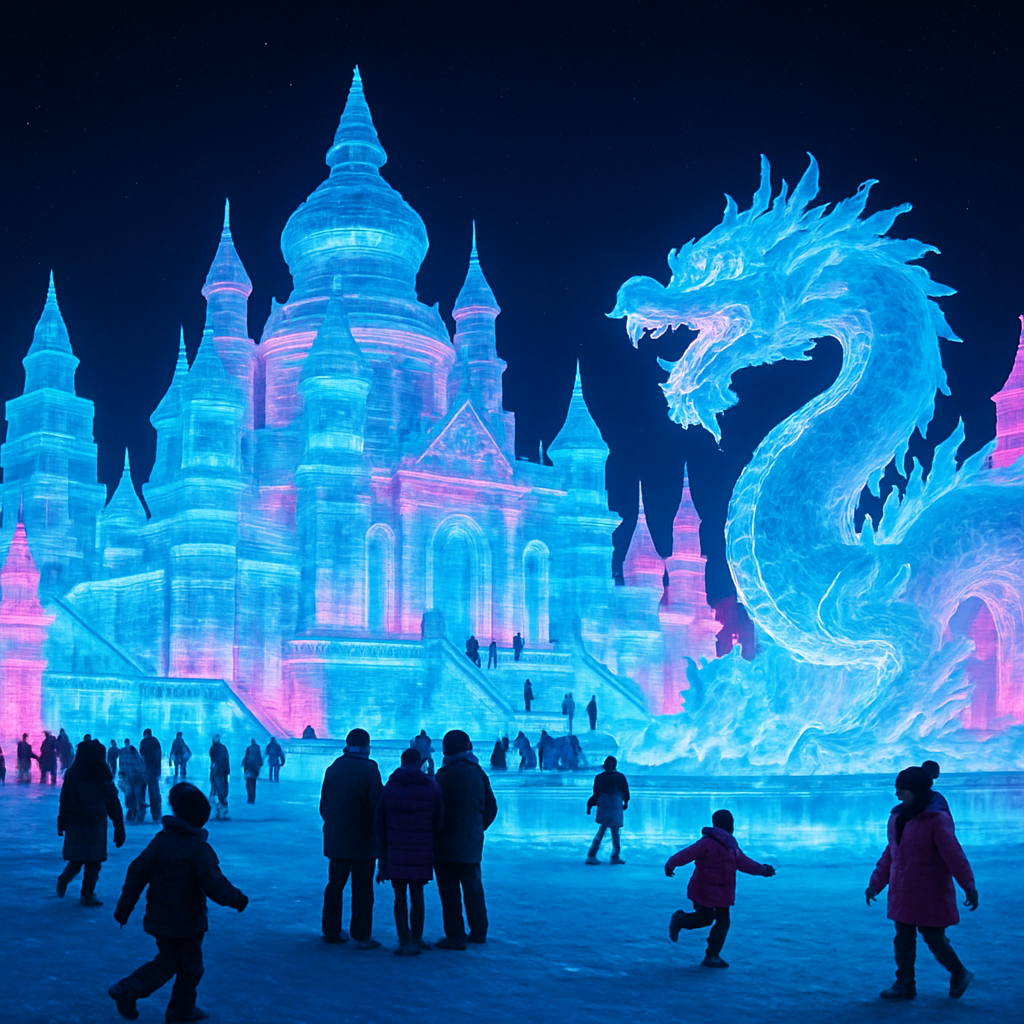 Harbin International Ice Festival diamonded painting kits