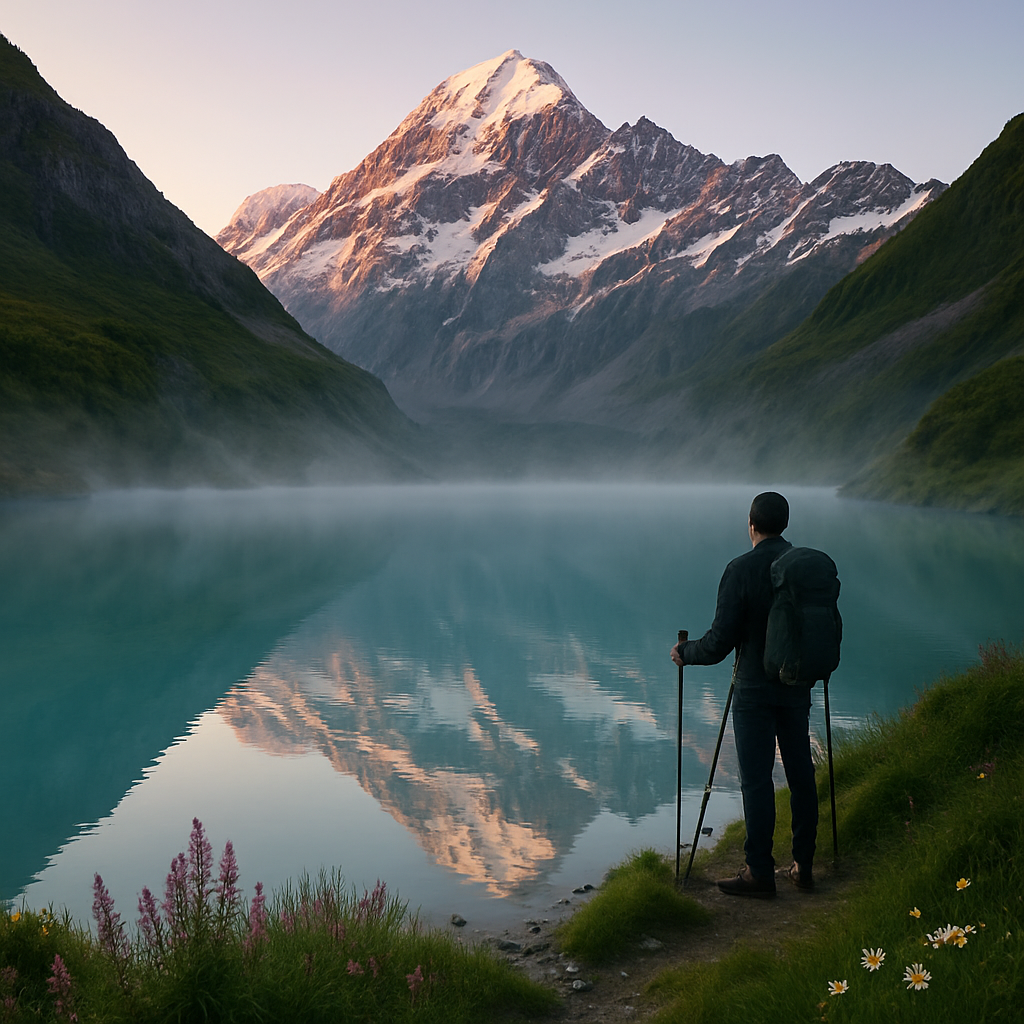 Majestic Aoraki Reflection DIY paint by diamonds