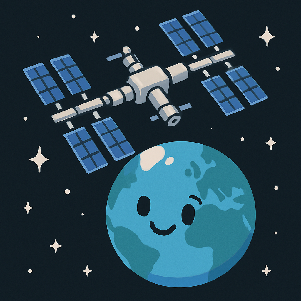 Journey To The International Space Station diamond painting