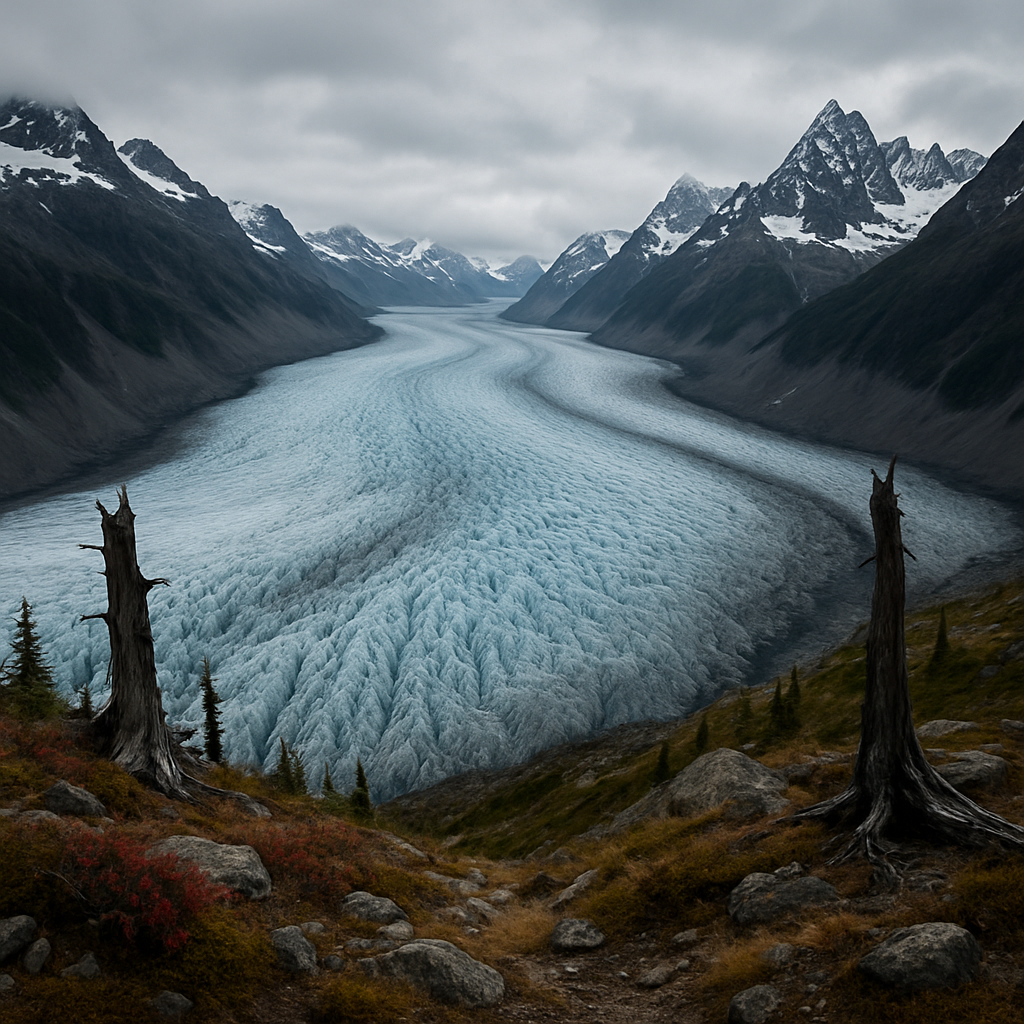 Glacier View From Alaska’s Chugach Range DIY paint by diamonds