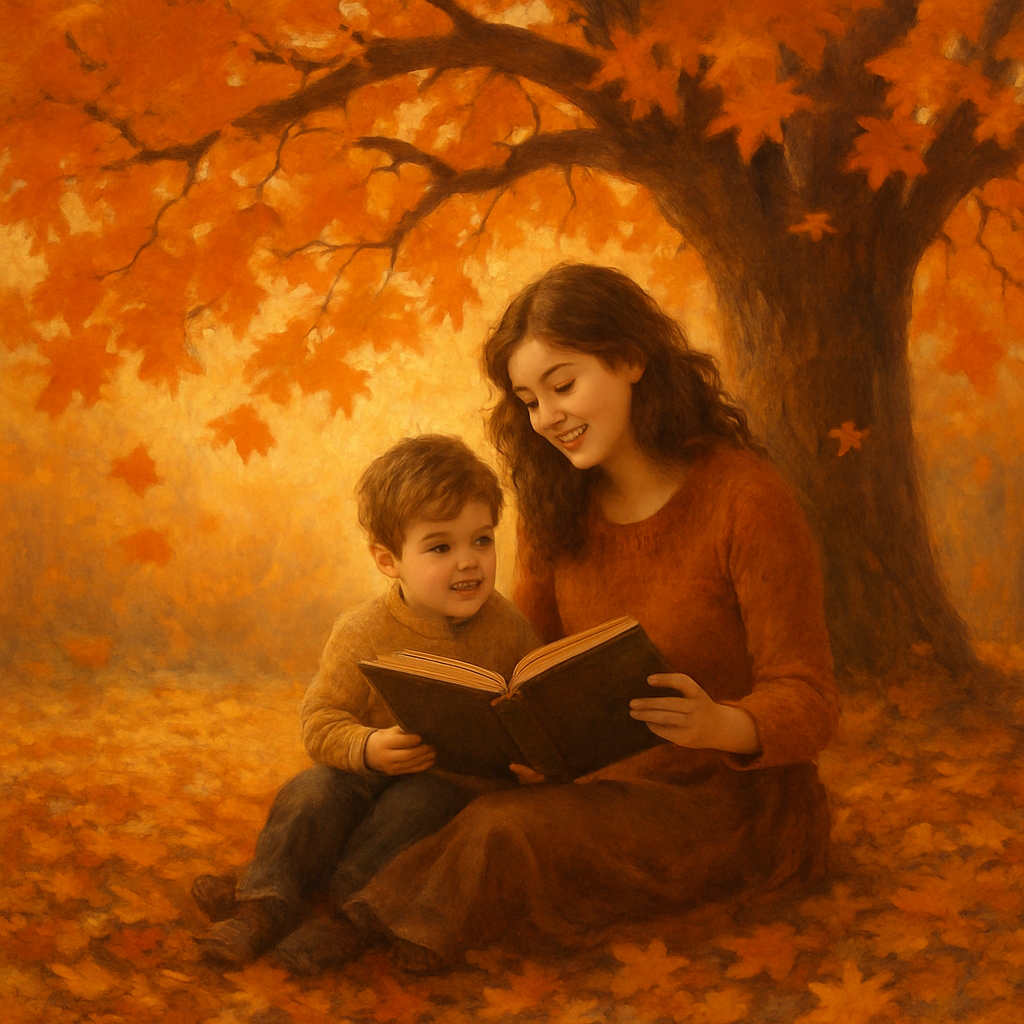 Tender Whispers: Under The Maple Tree DIY paint by diamonds