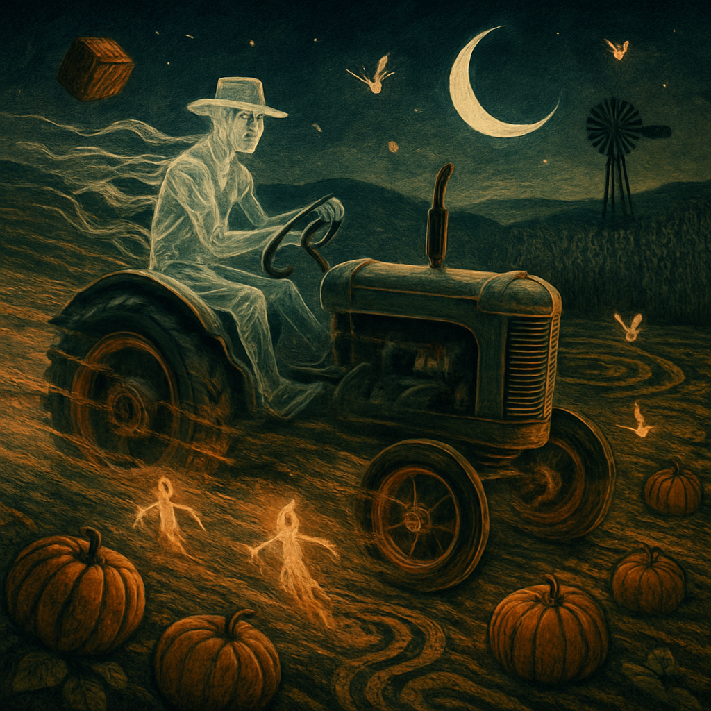 Harvest Phantom Tractor paint by diamonds