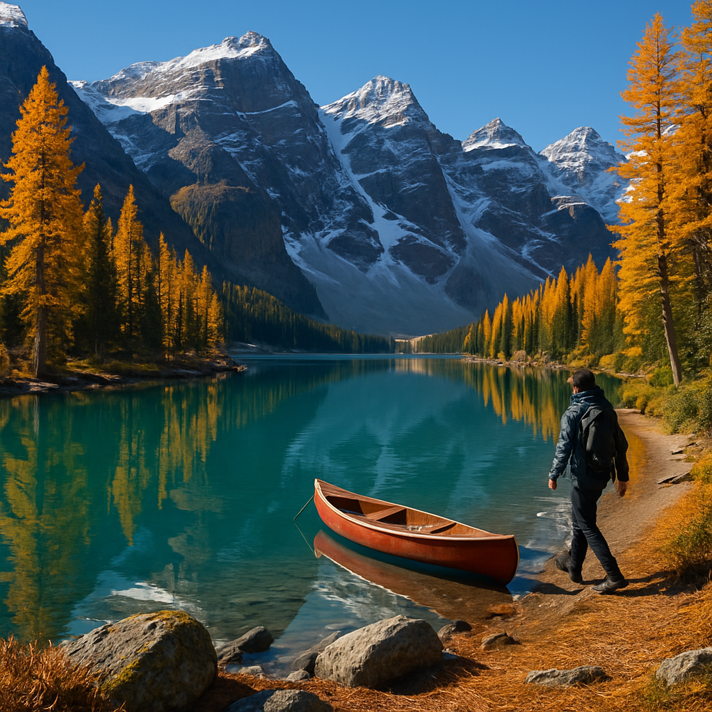Autumn In The Canadian Rockies DIY paint by diamonds